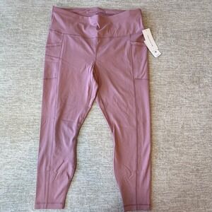 NWT Yogalicious Lux Leggings 1X Athleisure Workout Compression‎ Pockets